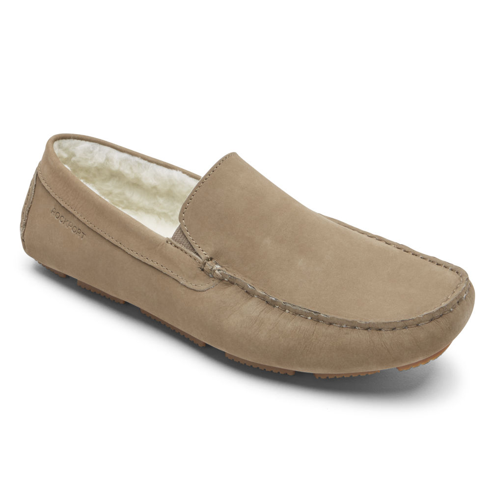 Rockport Mens Rhyder - Slippers Khaki - KEH036419